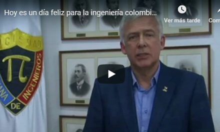 Hoy es un día feliz para la ingeniería colombiana