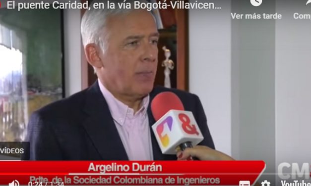 El puente Caridad, en la vía Bogotá-Villavicencio, está quebrado