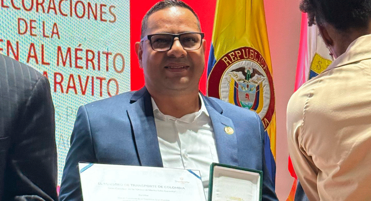 Ingeniero casanareño José Ramón Cedeño fue condecorado con la orden Julio Garavito, en grado Gran Oficial