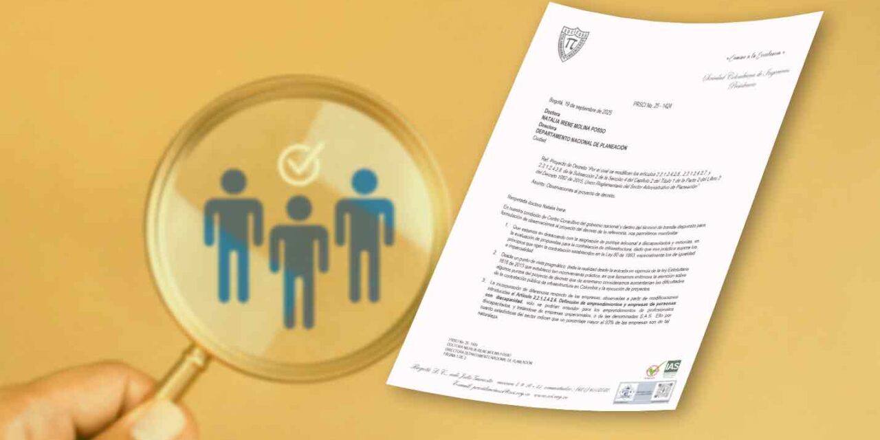 Observaciones de la SCI al proyecto de decreto sobre contratación e inclusión laboral