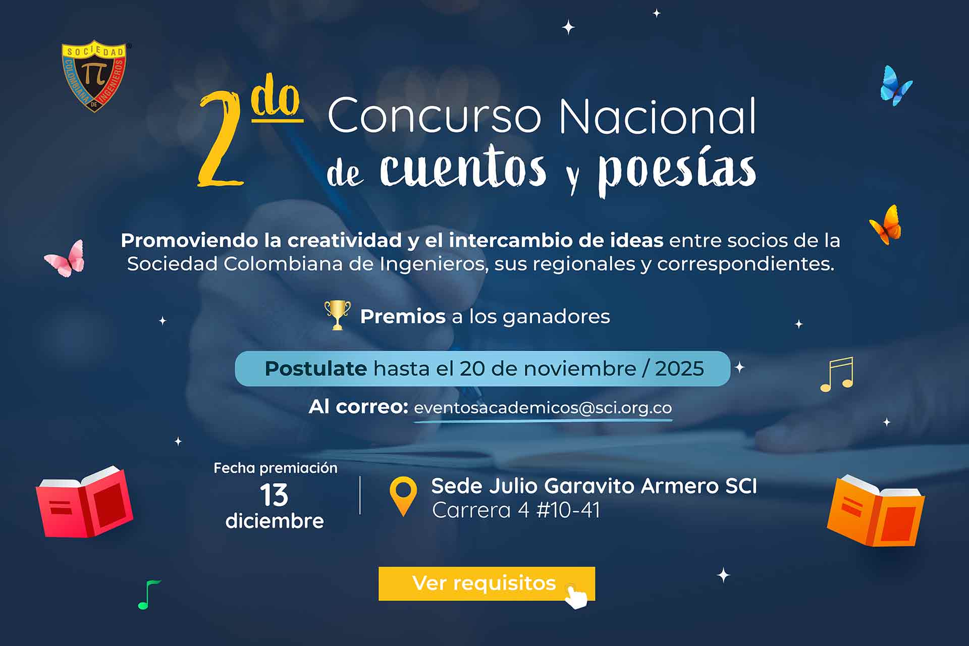 2do Concurso Nacional de Cuentos y Poesías | Sociedad Colombiana de ...