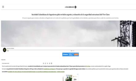 Sociedad Colombiana de Ingenieros pide revisión urgente y exhaustiva de la seguridad estructural del Vive Claro