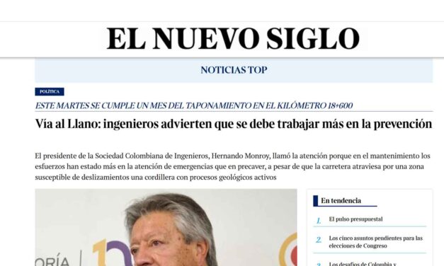 Vía al Llano: ingenieros advierten que se debe trabajar más en la prevención