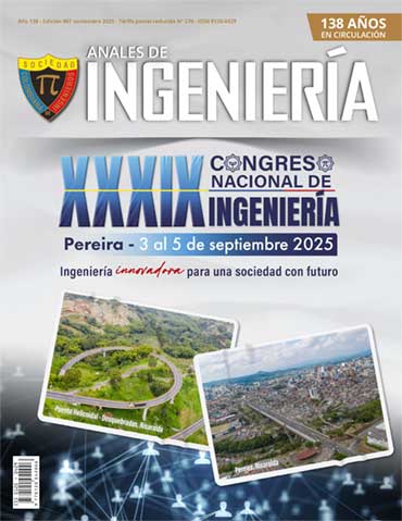 Portada de la Revista Anales de Ingeniería